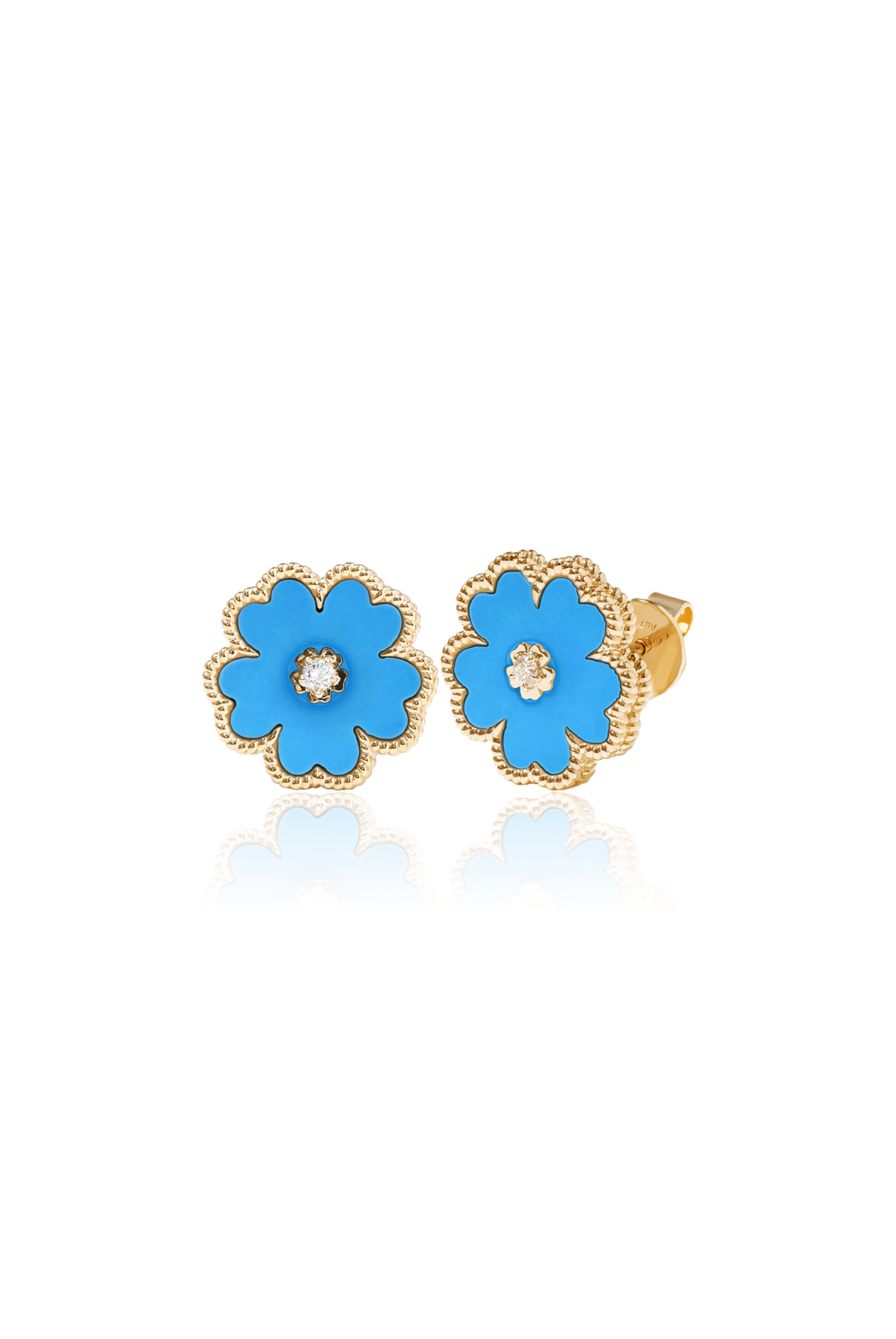 Forget Me Not Earrings in Turquoise