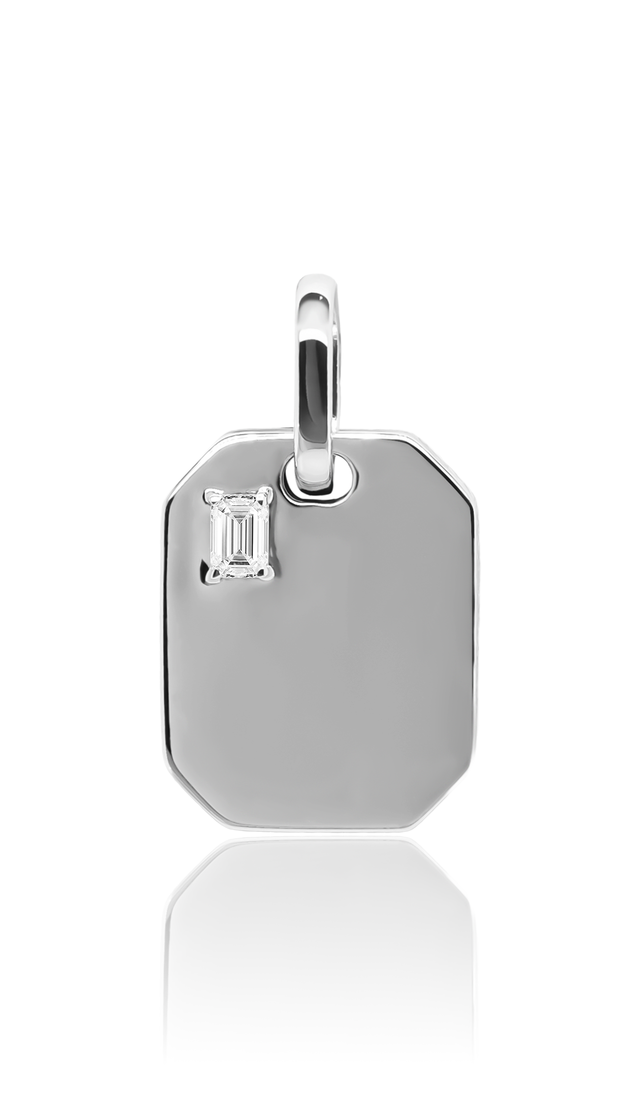 Monolith Engravable Tag Pendant