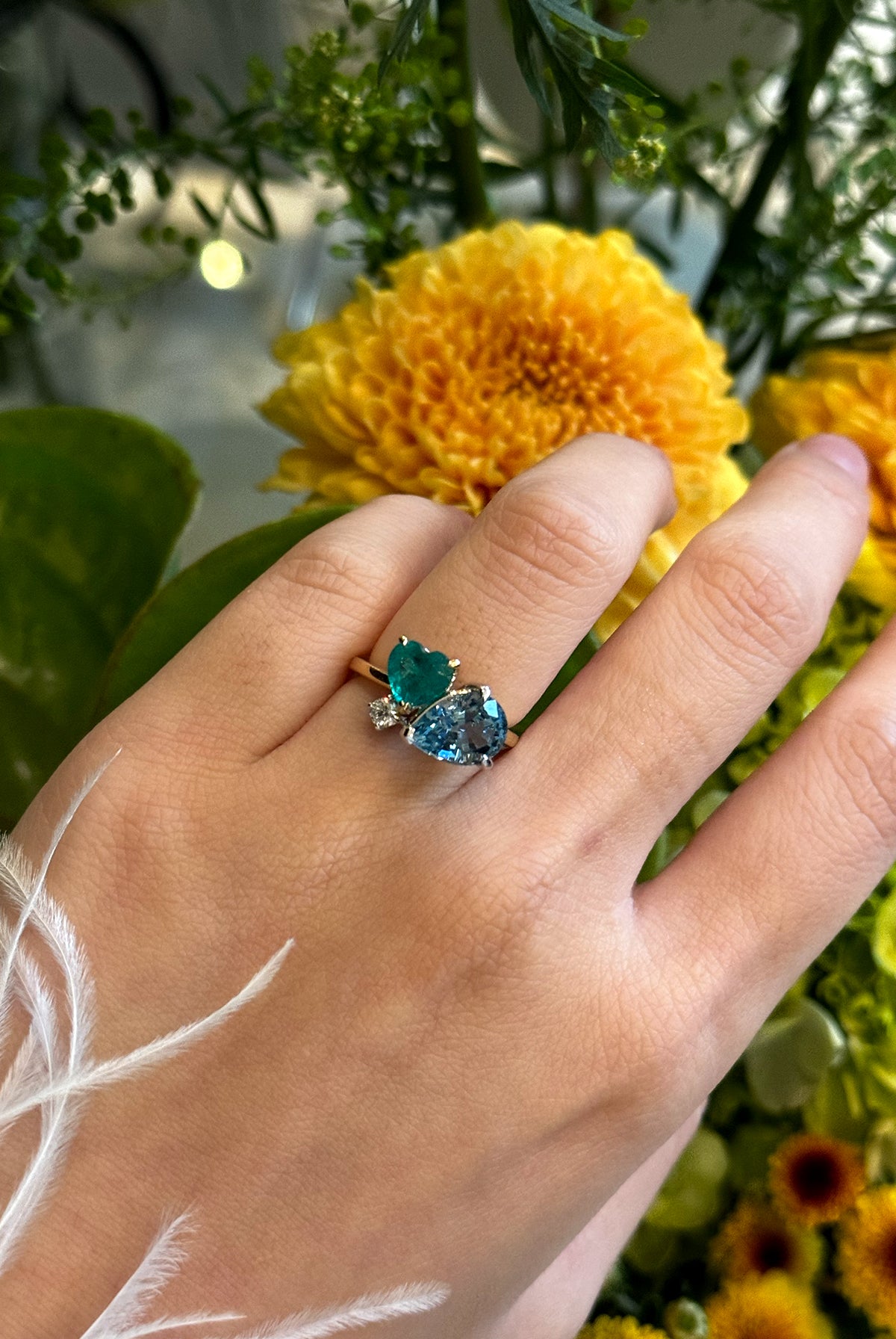 Adria Aquamarine Ring