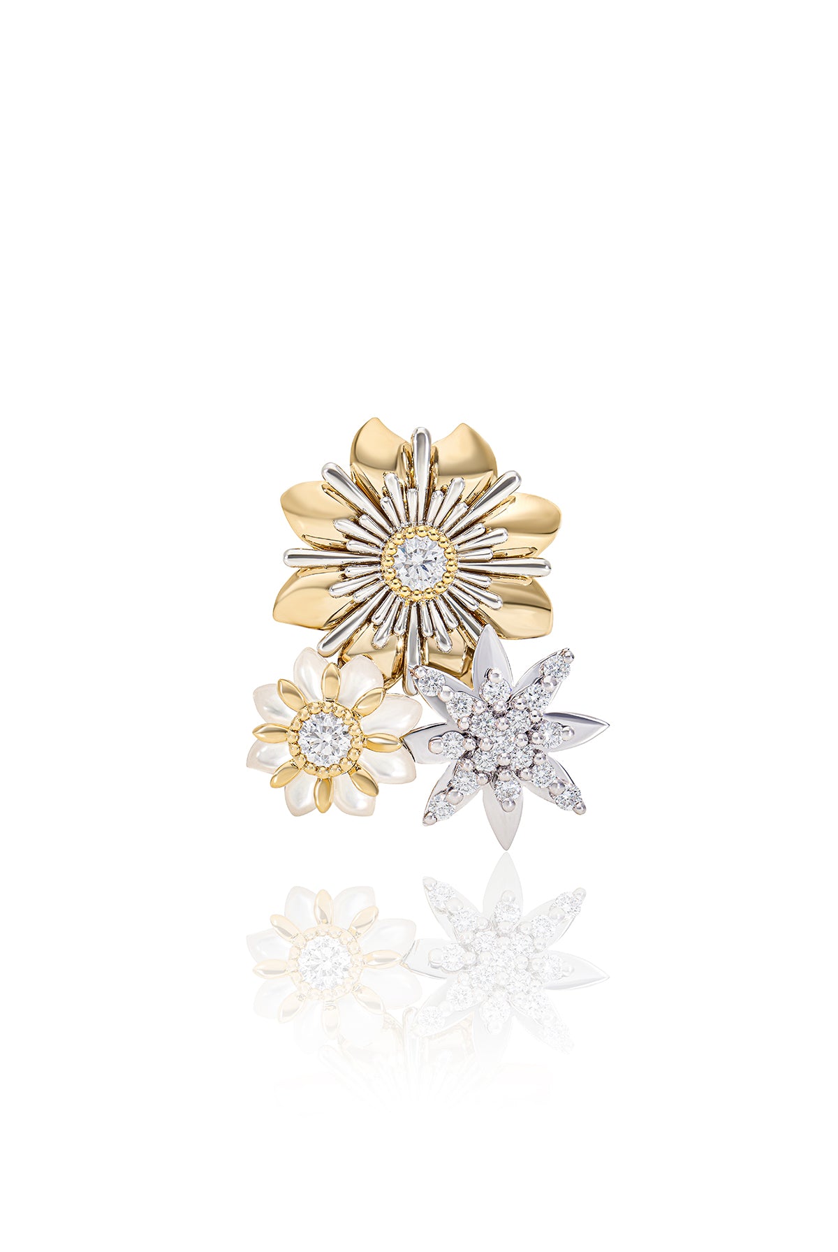 Trio Truntum Brooch