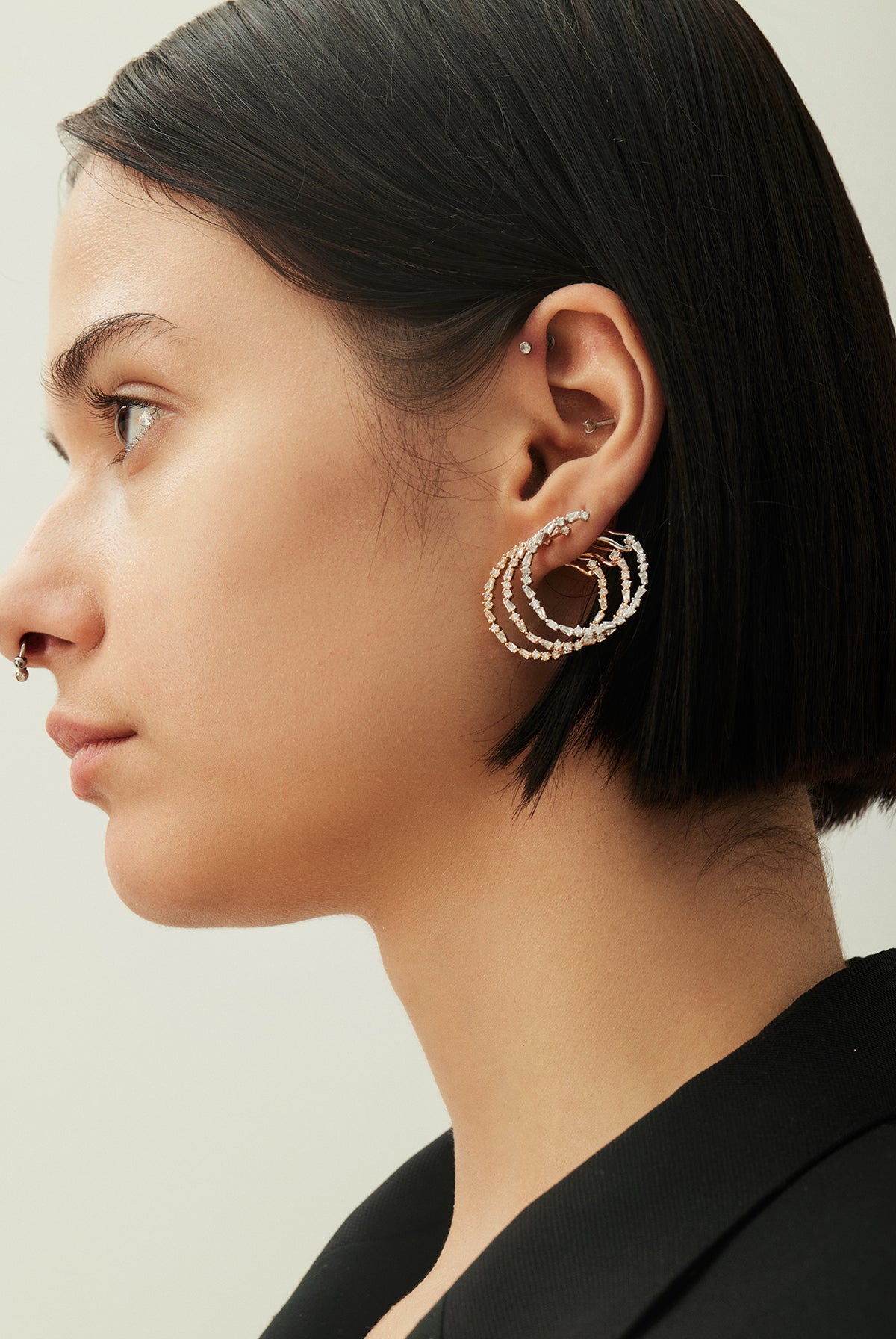 Mirror Hoop Earrings