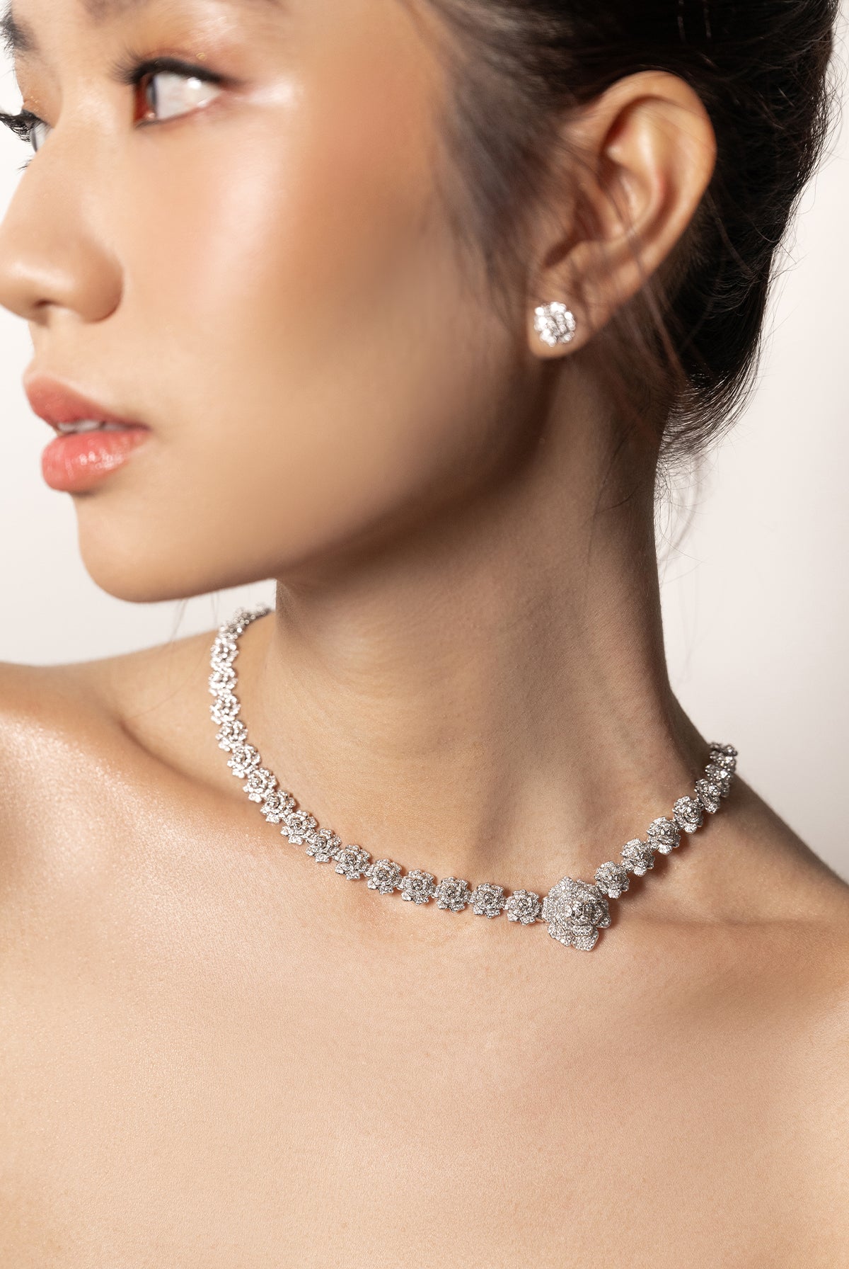 Blooming Rose Garden Diamond Multiway Necklace
