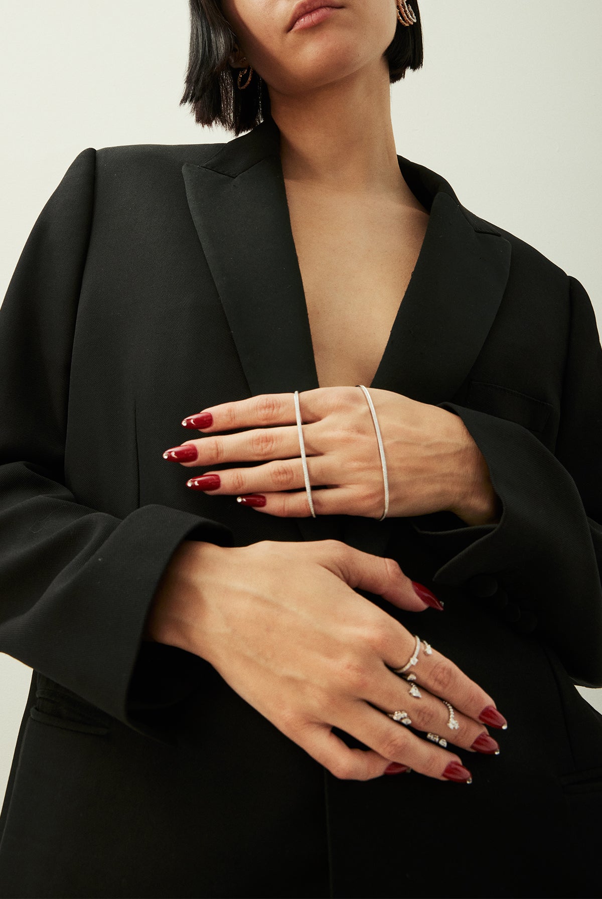 Diamond Palm Cuff