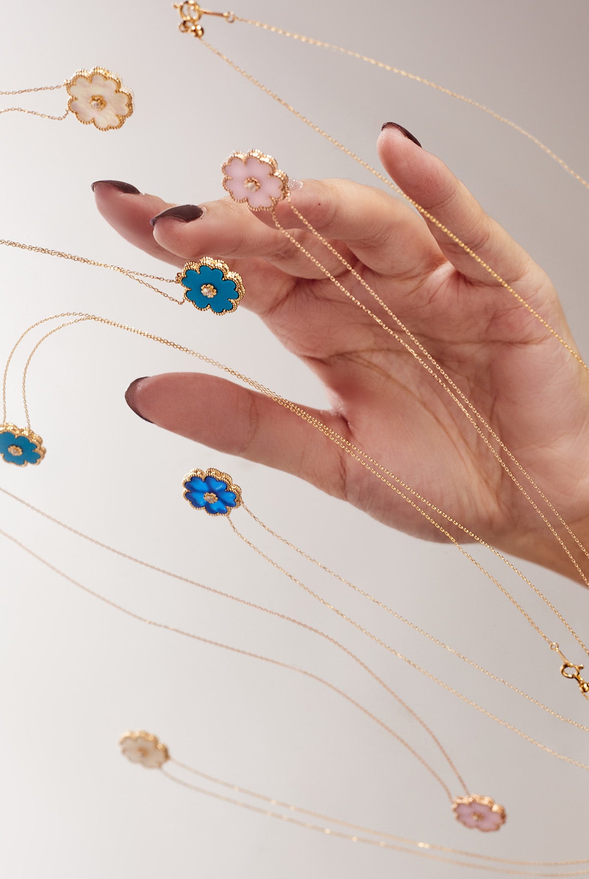 Forget Me Not Necklace in Turquoise