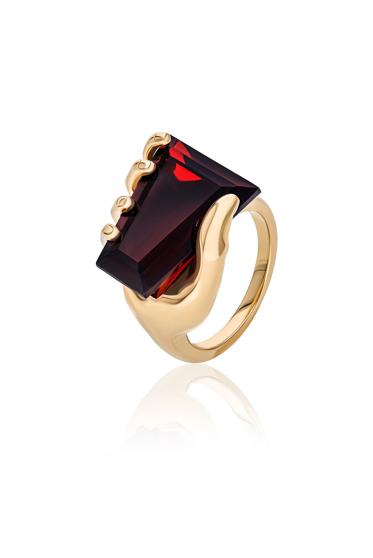 Hold You Forever Garnet Ring