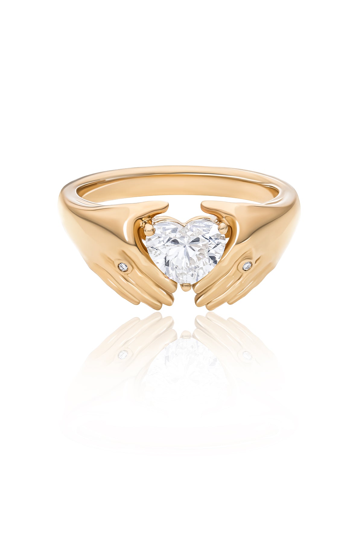 Hold You Forever Heart Diamond Ring