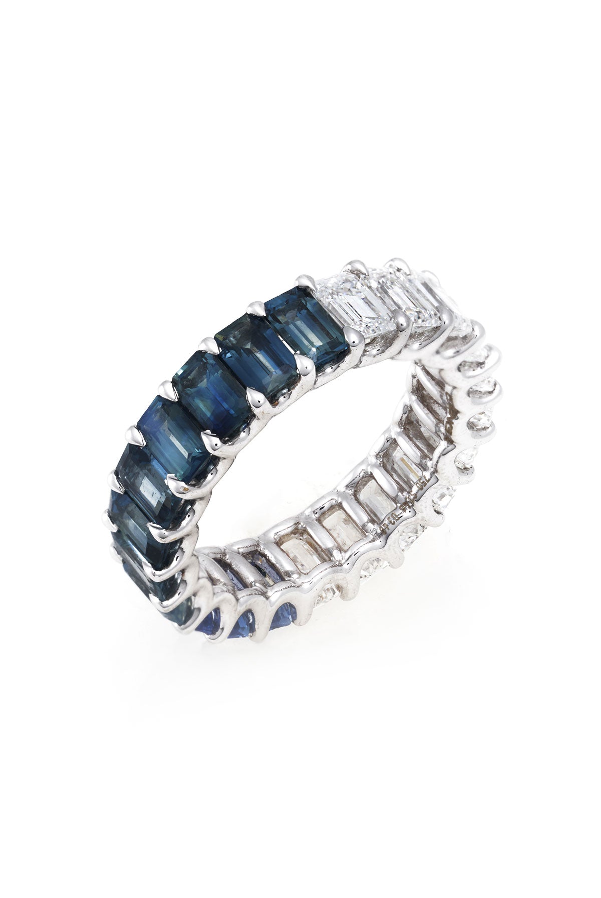 Blue Calibration Eternity Band