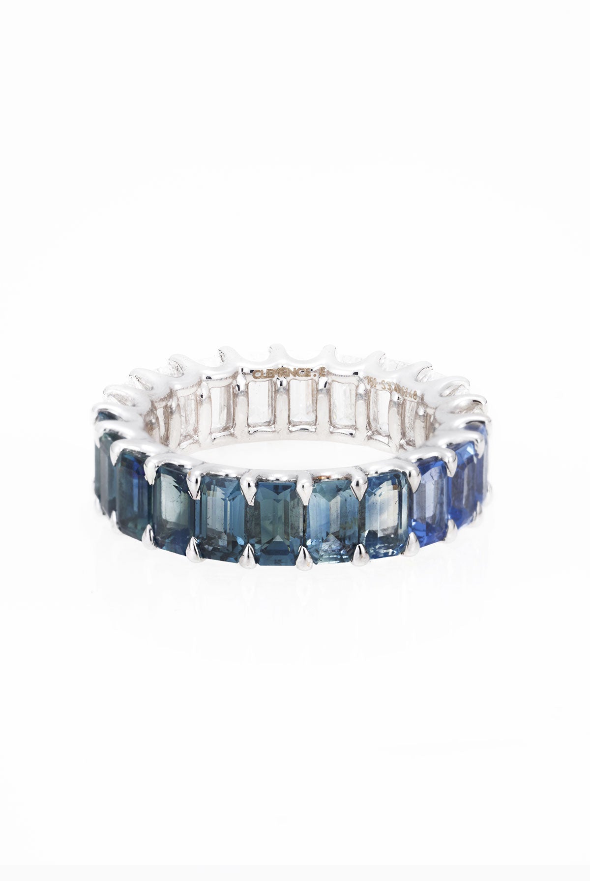 Blue Calibration Eternity Band