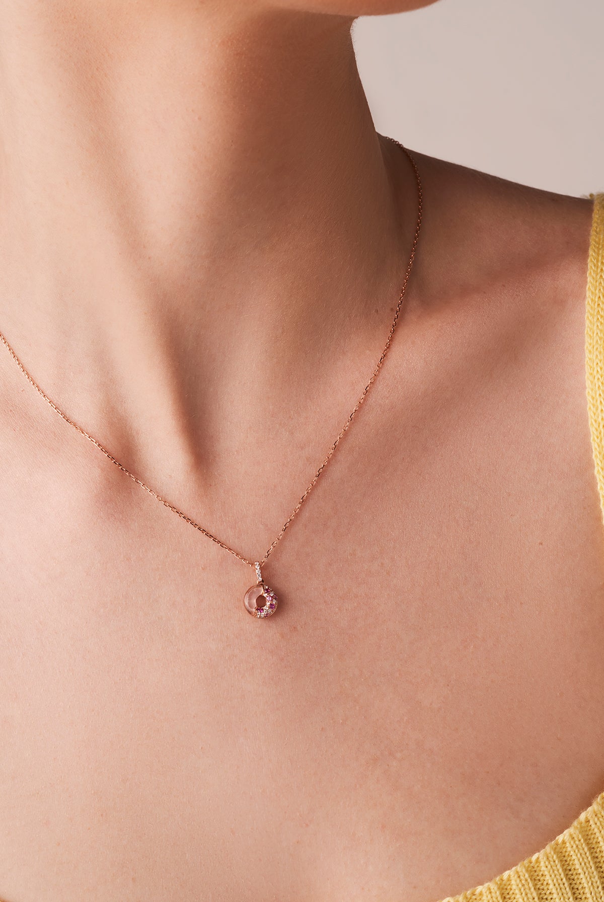Berry Donut Necklace