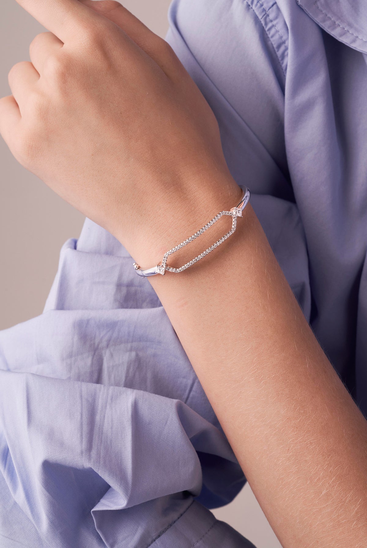Hexagonal Bangle