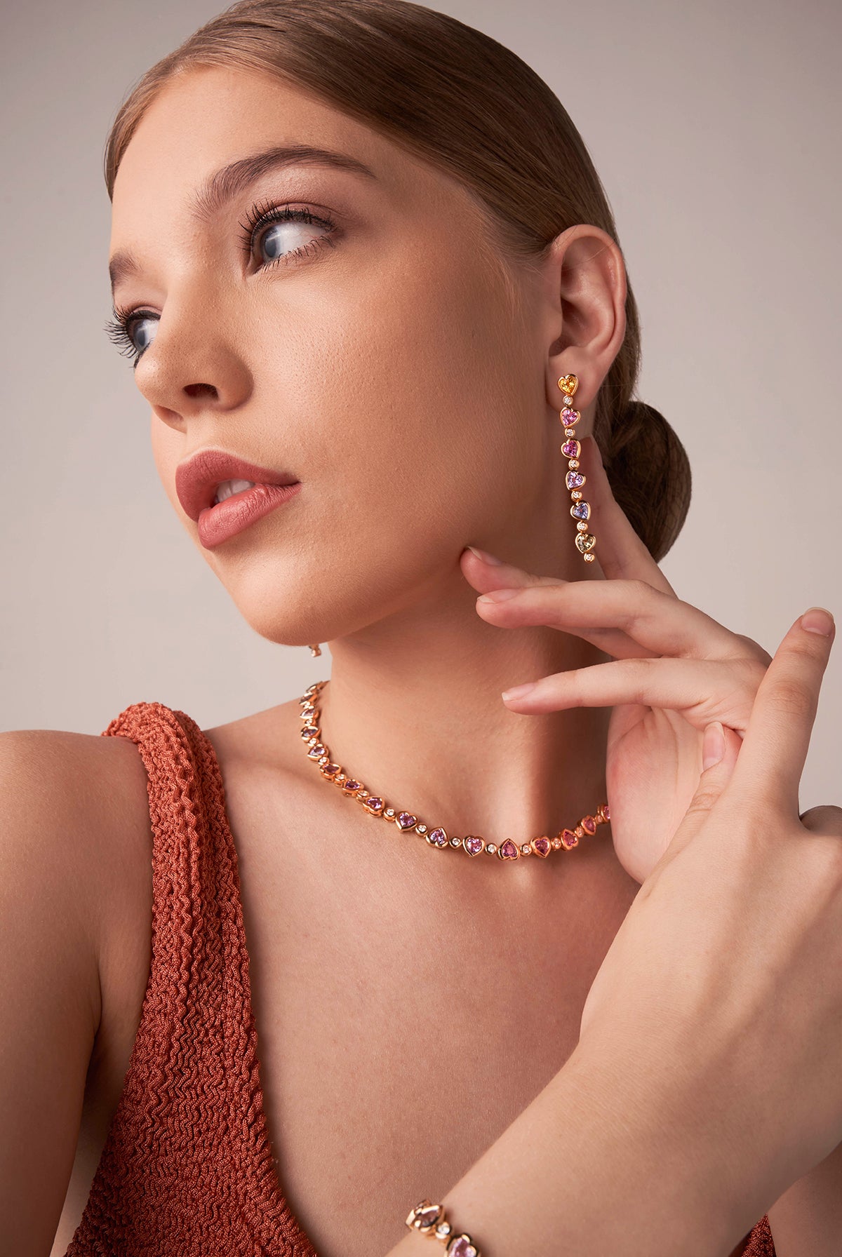Love Roulette Rainbow Drop Earrings