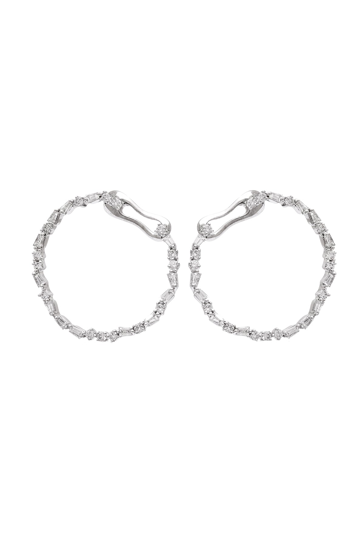 Mirror Hoop Earrings