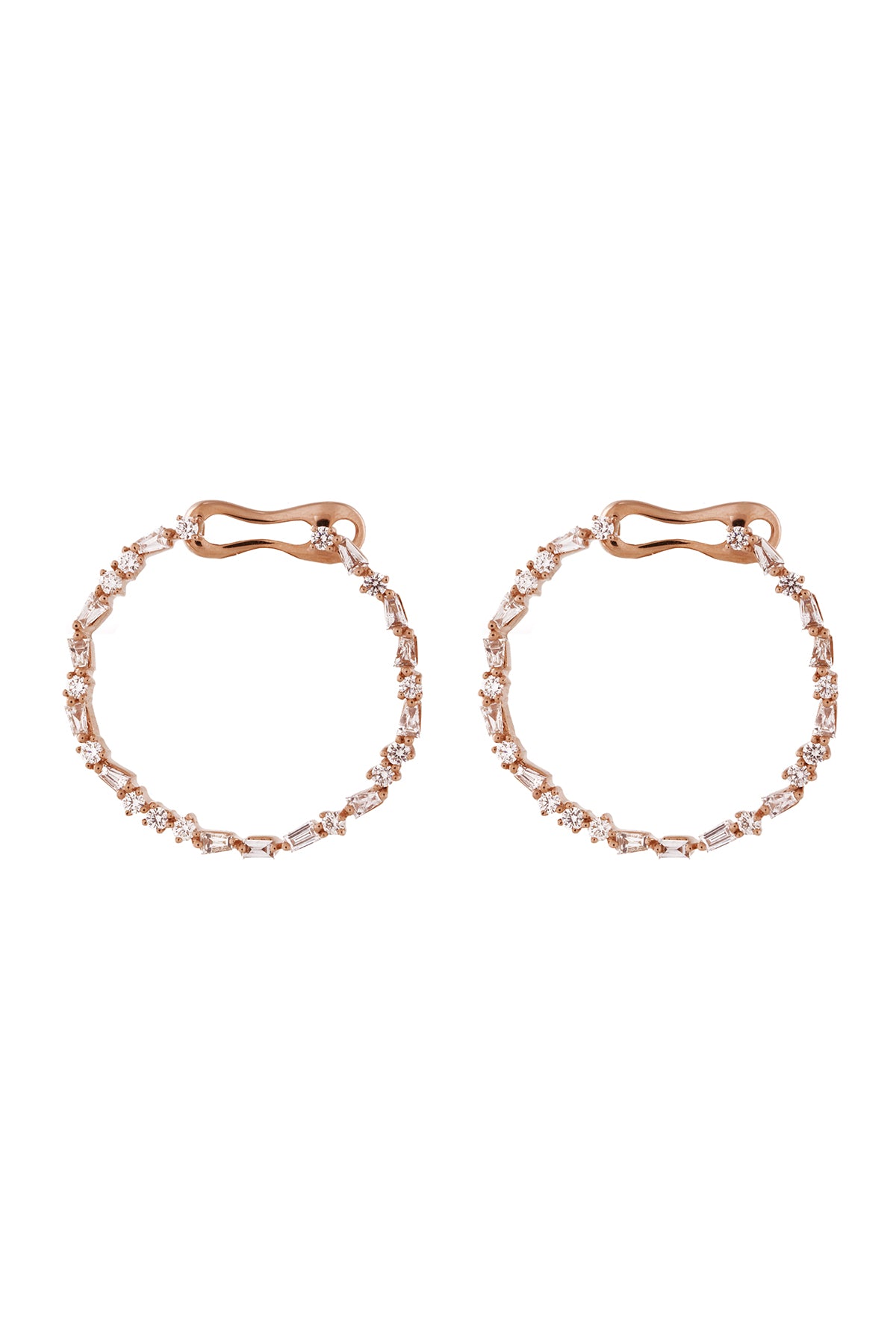 Mirror Hoop Earrings