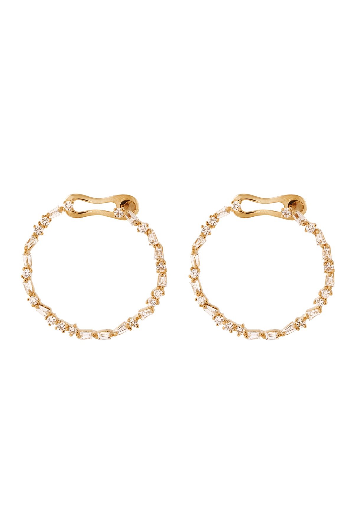 Mirror Hoop Earrings