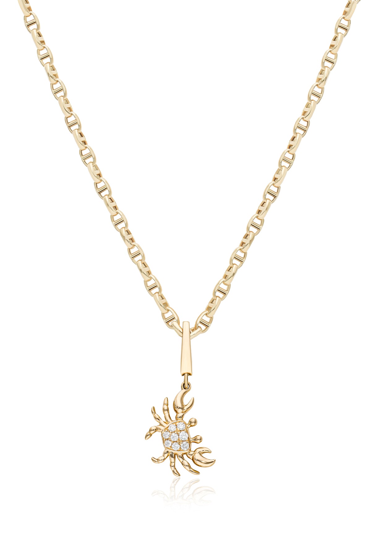 Crystalline Crab Diamonds Charm