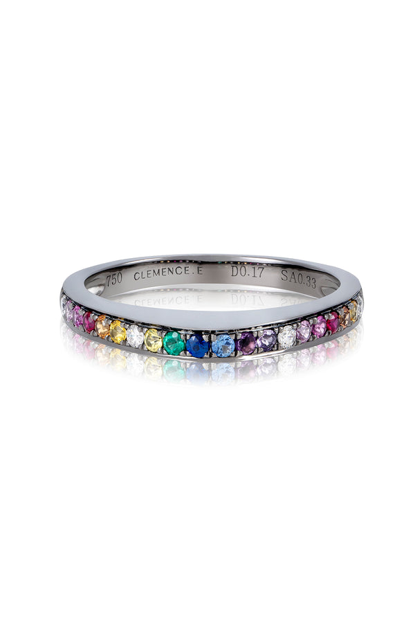 Shadow Maquia Rainbow Sapphire  Ring