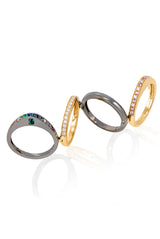 Quatre Emerald Maquia Ring