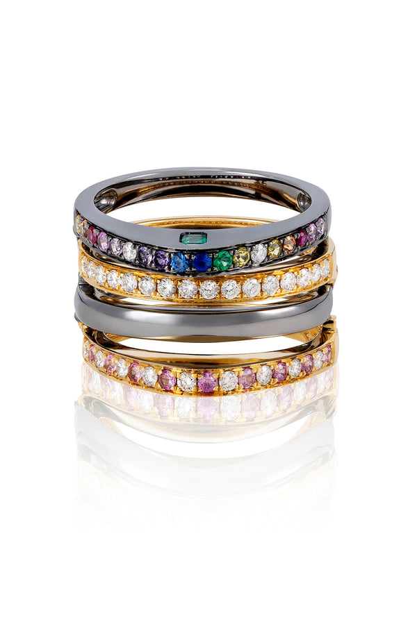 Quatre Emerald Maquia Ring