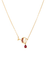 Rouge Wine Drip Necklace