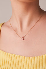 Rouge Wine Drip Necklace